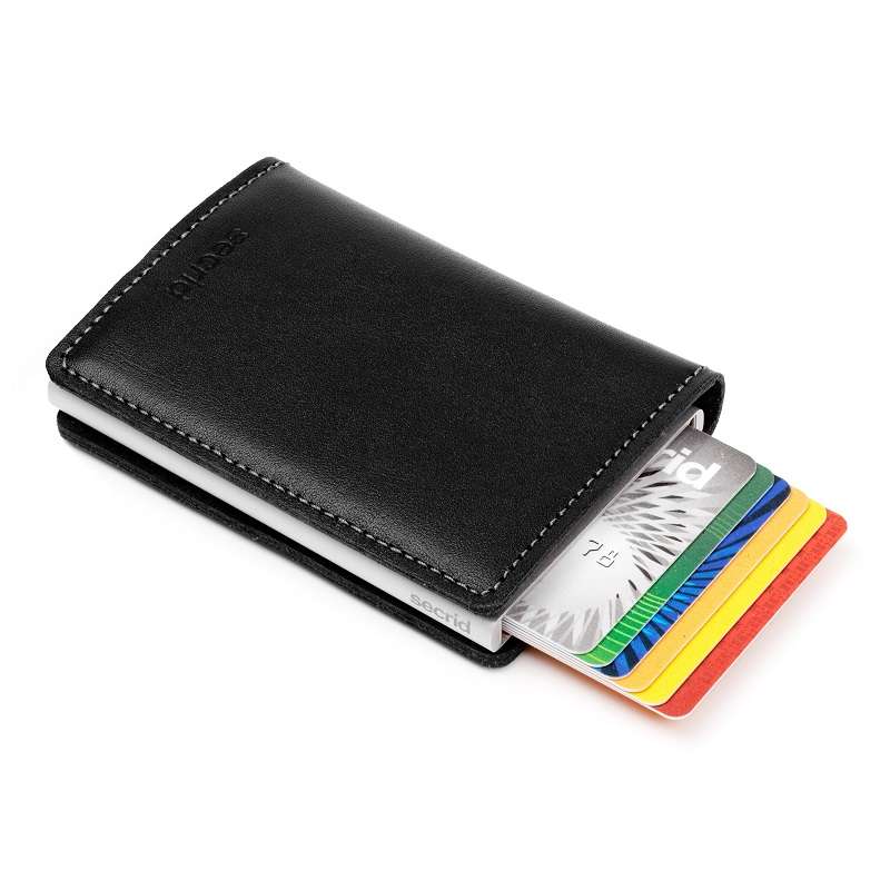 Secrid Wallet - Slim Black Leather at MAKE Designed Objects