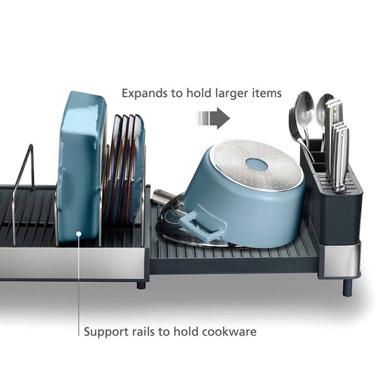 Joseph Joseph Extend Dish Rack Max Steel - Make Designed Objects